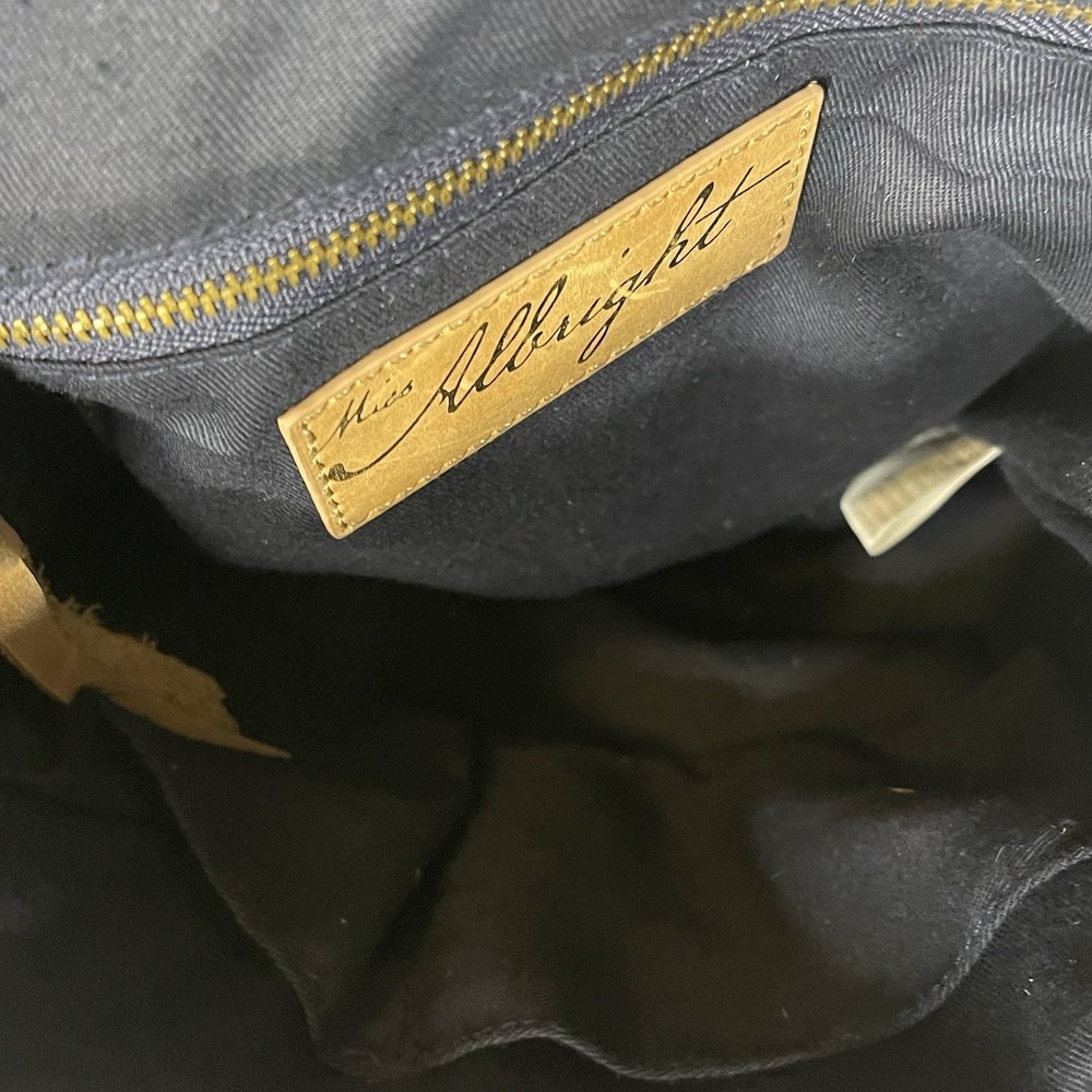 Anthropologie Miss Albright Athena Calf Hair Crossbody‎ Tote - Picture 8 of 10